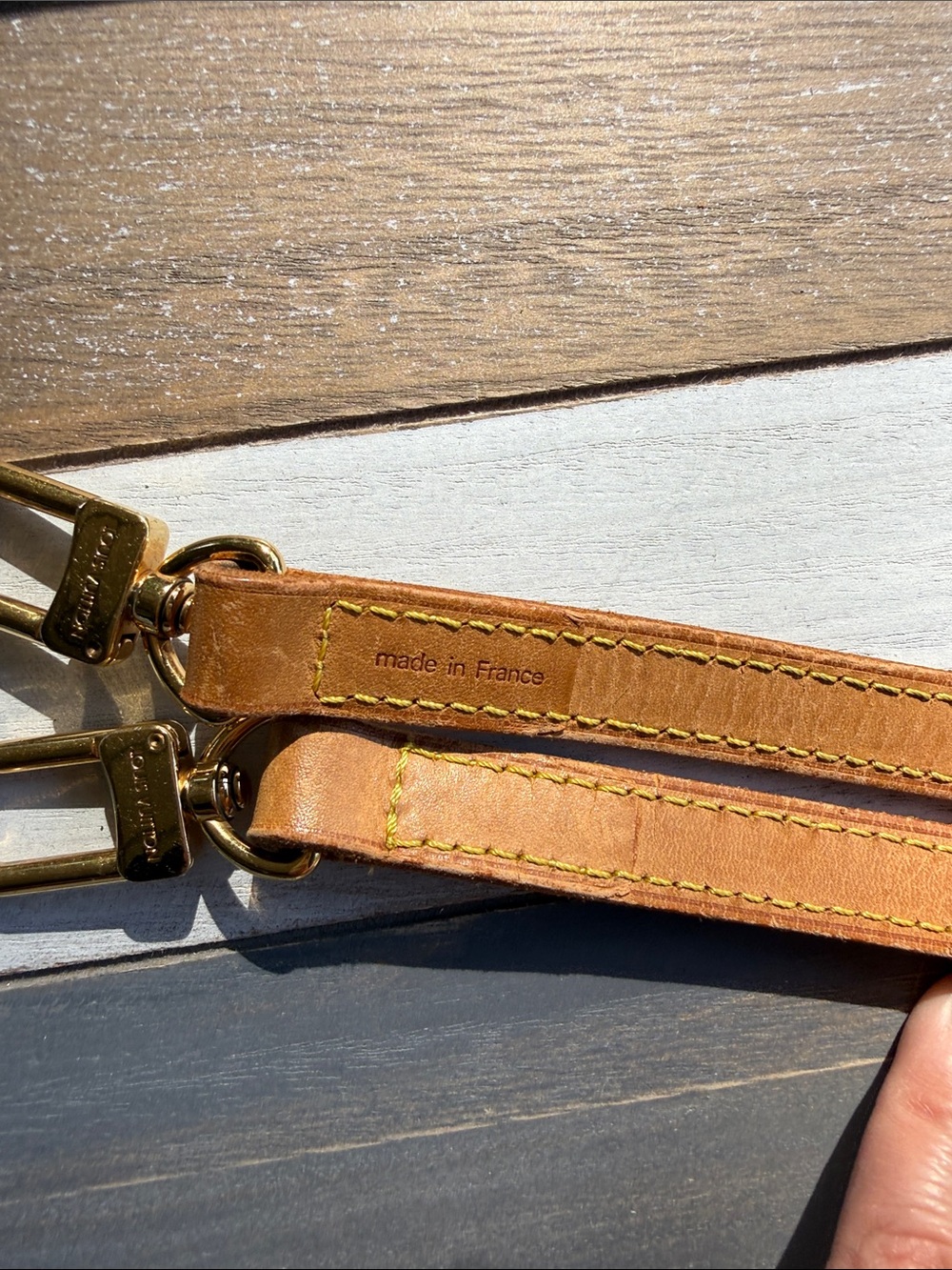 Authentic LOUIS VUITTON Vachetta 16mm Strap - Picture 7 of 14